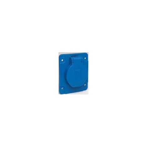 SCHNEIDER PKS51B  Base 10/16A 2P+TT apriete posterior 50x50 azul