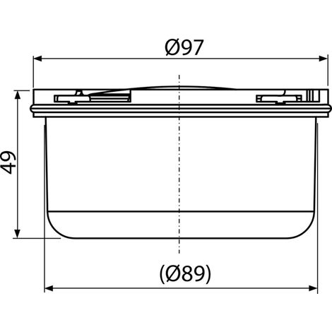 Siphon humide pour APV26, APV26C