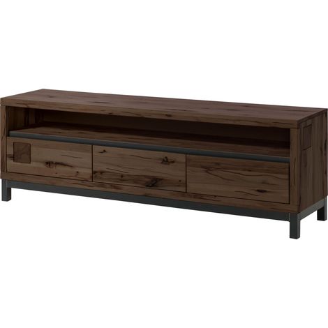 TV-Board Kernbuche braun geölt 170x40x56 cm montiert VILLANDERS 214 (1/4)