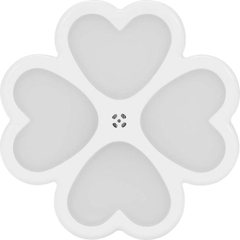 Ortviai Veilleuse LED 0,5 W avec capteur de luminosité intégré – 4 LED blanc chaud, design compact en ABS, pour chambre, salon ou couloir (1/5)