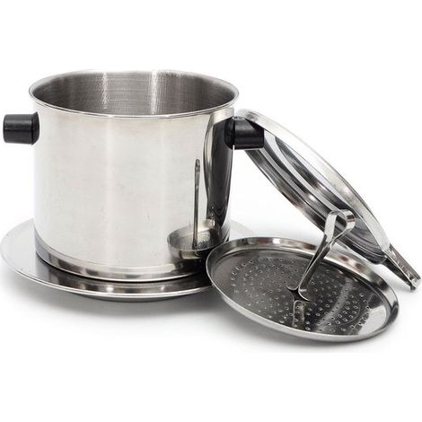 Kaffeetassen aus vietnamesischem Edelstahl, Filterkaffeemaschine, Größen (S bis XL) Extra groß (1/2)