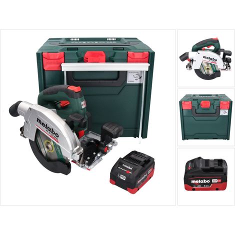 Metabo KS 18 LTX 66 BL Scie circulaire portative sans fil 18 V 165 mm + 1x batterie 5,5 Ah + metaBOX - sans chargeur (1/5)