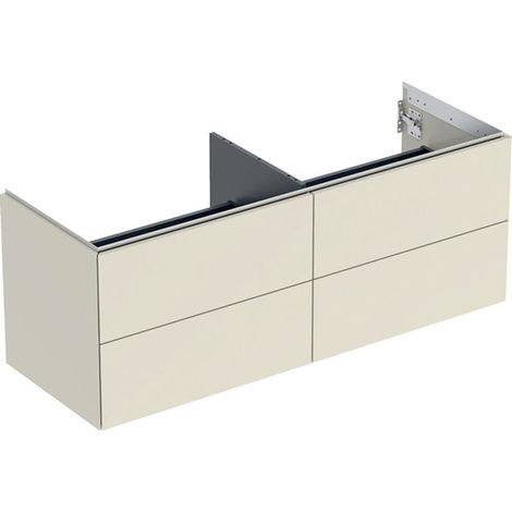 Geberit ONE, meuble sous-lavabo à poser, 4 tiroirs,