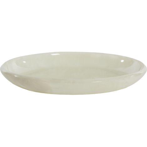 Light & Living BELAWAN Schale in Creme – Ø44x4 cm
