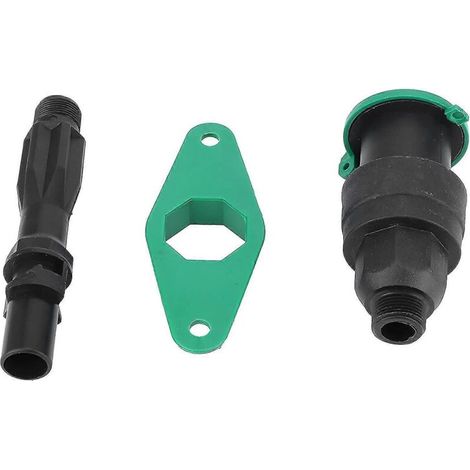 Hose Quick Connector, Quick Connector Valve, Convenient 3pcs/set, Simple And Exquisite, Used For Public Green Space Gardening, 6 Point Inner And Outer (1/5)