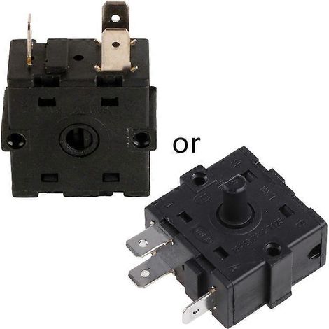 Sélecteur rotatif pour radiateur électrique d'appoint, position 3 ou 5 broches, 250 V CA, 16 A (1/5)