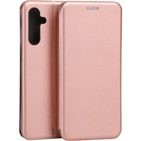 Funda magnética Beline para Samsung A15A156, color oro rosa.