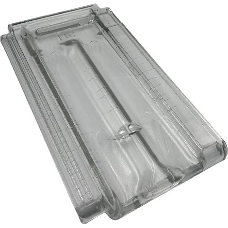 Einside – Tuile Marseillaise en verre 42,6 x 25,5 cm – Surface 13,5 tuiles/m² – Épaisseur 3,5 cm pour toiture lumineuse (1/5)