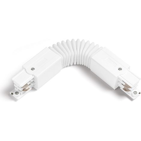 Giunto flessibile (dx e sx) colore bianco per sistema binario (1/2)