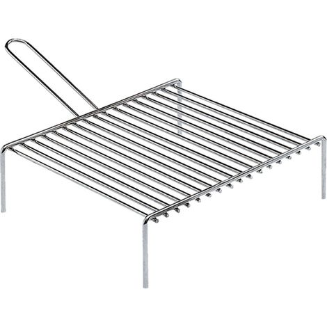 Graticola Griglia Per Camino  Cm 30 X 25 Con Tondino Pesante.