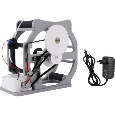 Enrouleur de bobine de Filament 3D, bobine électrique avec arrêt automatique, vitesse réglable pour 1kg PLA PETG ABS TPU Nylon blanc prise ue (1/5)