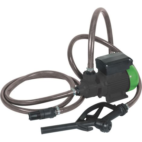 KIT POMPA GASOLIO 370 W CON PISTOLA E TUBO MT. 4 (1/2)