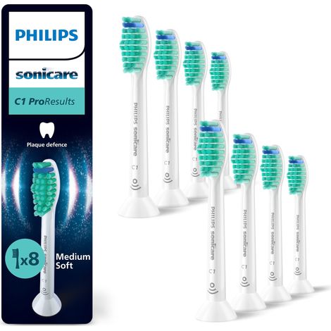 Philips Sonicare C1 Plaqueentfernungsköpfe, 8 Stück HX6018/87 (1/5)
