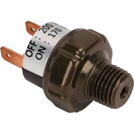 Interrupteur de régulation de pression pour compresseur d'air, vanne en acier inoxydable, pièce de rechange pour klaxons de train, 170-200 PSI (1/5)