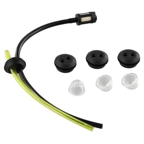 3-teiliges Kraftstoffschlauchset mit Filter und Primer. Flexibler PVC-Schlauch für Freischneider, Rasenmäher, Heckenschere und Motorenteile. (1/5)