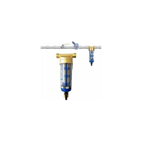 Filtro sedimenti riutilizzabile - Prefiltro acqua - Filtro sedimenti - Prefiltro micron - Accessorio per la purificazione dell'acqua - Per tubo dell'acqua di pozzo - Filtro sedimenti (1/2") - Crezuo