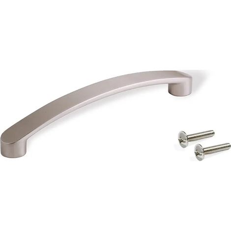 Möbelgriff Minneapolis 180 mm, 160 mm Lochabstand, satiniertes Nickel