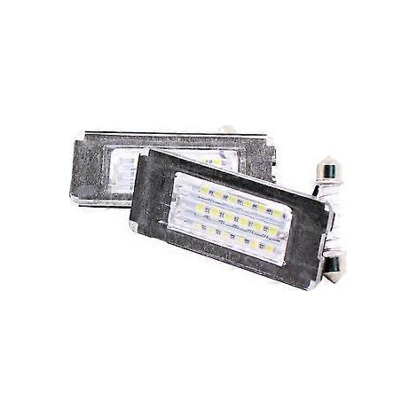 Lot de 2 lampes LED pour plaque d'immatriculation sans message d'erreur, compatibles avec R56 (2006-2012) (1/5)