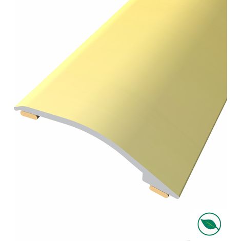barre de seuil adhésive différence niveau aluminium coloris (04) or Long 90 cm larg 3,8cm Ht 1,2cm (1/2)