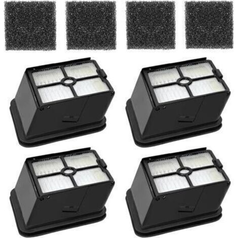 HEPA Filtre Pièce de rechange pour Rowenta X-Clean 4 / X-Clean 5 aspirateur Accessoires pour filtre. lavable et réutilisable. 4 Pièces (Non compatible avec X-Clean 10) (1/4)