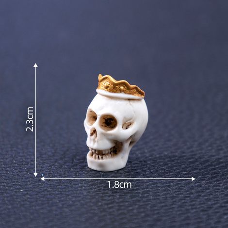 Halloween-Totenkopf-Pärchenfiguren, niedliche DIY-Dekorationen und Accessoires, Miniatur-Tischdekorationen mit Landschaftsmotiven