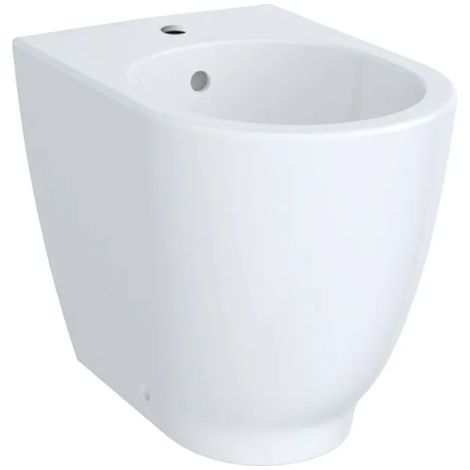 Bidet a pavimento filoparete 35x51 bianco lucido - Geberit Acanto (1/5)