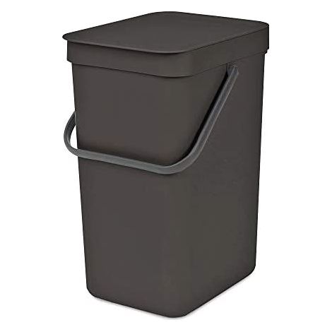 Brabantia Sort e Go Pattumiera 16 Litri Grigio Scuro (1/5)