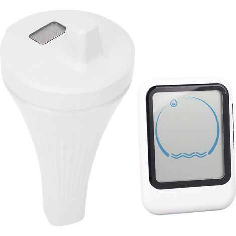 Thermomètre de piscine sans fil avec écran, flottant, pour aquarium, baignoire et bain (1/5)