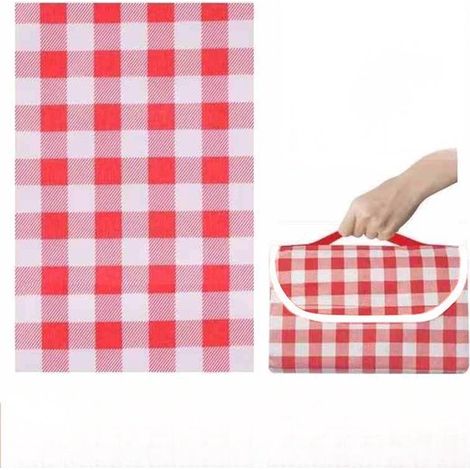 Mantas de picnic，300 cm x 200 cm，Esterilla de playa plegable，Mantas de picnic portátiles con asa，Esterilla de picnic lavable，Verde oscuro (1/5)