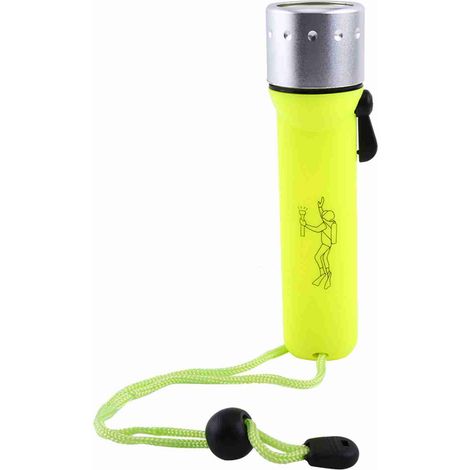 Lampe Torche Submersible 180LM Magnétique Étanche 60m 16cm Vert Fluorescent-KZQ (1/2)