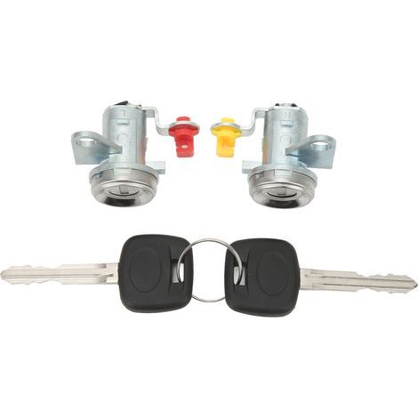 Jeu de cylindres de serrure de porte côté passager, avec clé de remplacement 69051 – 12340 pour Corolla 1993 – 1997.