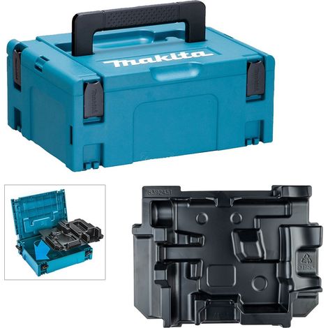 Makita 12v Max 10.8v HR166 HR140 SDS Makpac Tool Case and Inlay for Type 2 Case (1/4)