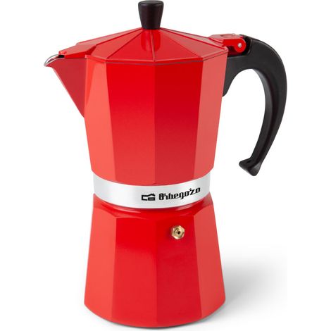 Cafetera Italiana Orbegozo KFR 1240, 12 Tazas, Aluminio de Alta Calidad (1/5)