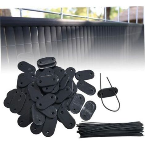 Serre-Câbles - 15 Cm - Résistants Aux Intempéries - Pour Jardin Extérieur Clôture Balcon - Lot De 100 Pièces (1/5)