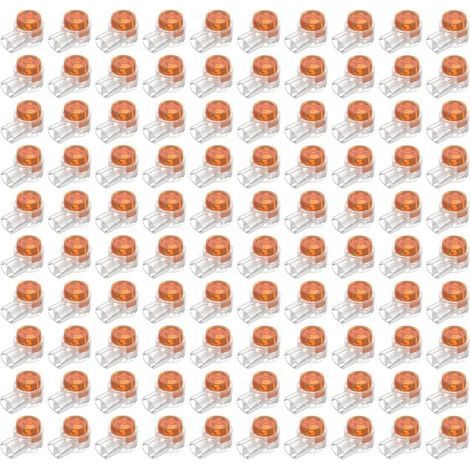 100pcs Scotchlok UY connecteur étanche, connecteurs de câble remplis de résine pinces de connexion pour jardin et extérieur robot tondeuse à gazon--TRIMEC (1/5)