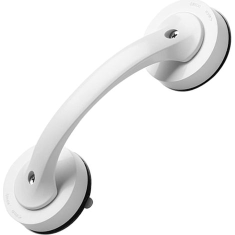 Barre d'appui à ventouse pour salle de bain - Poignée antidérapante sécurisée pour douche, installation sans perçage, design pratique, convient aux garçons, filles et personnes âgées (1/5)