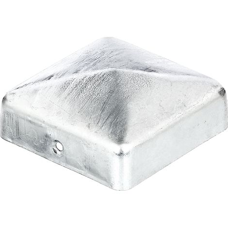 Capuchon pour poteaux en bois galvanisé à chaud 70 x 70 mm – Set de 10 pièces – Accessoire durable pour fixation sécurisée – Alberts