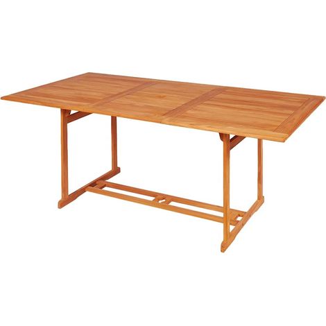 Maison Exclusive - 7-tlg. Garten-Essgruppe Massivholz Teak (1/5)