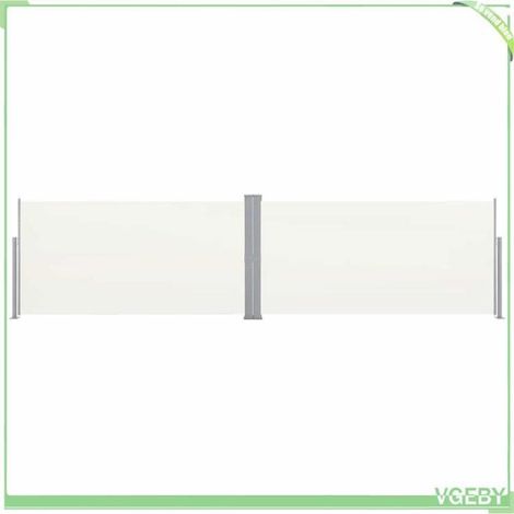 Auvent latéral rétractable - FAF EICY - 42179 - 160 x (0-600) cm - Crème - Se rétracte automatiquement (1/5)