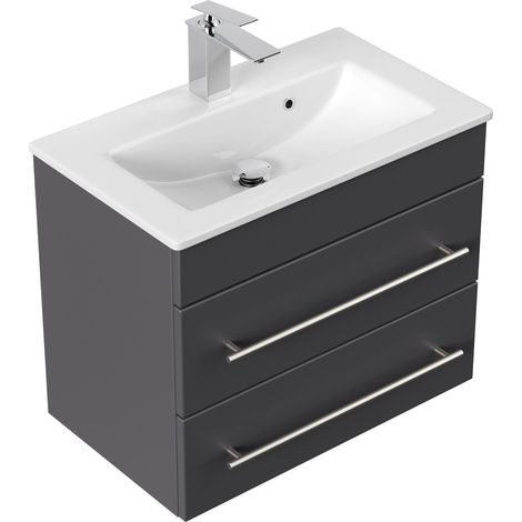 Badmöbel Mars 500 SlimLine SoftClose anthrazit