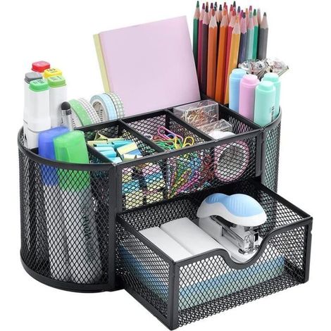 Bardusch - Organisateurs De Bureau Et Accessoires, Organisateur De Bureau Porte-Crayons Pour Bureau, Organisateur De Fournitures De Bureau (1/4)