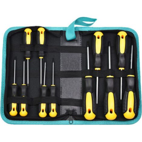 11 pièces tournevis à prune en forme d'étoile tournevis à six pans creux en forme de riz avec tournevis à trou tournevis creux T20T15T10T25 (1/2)