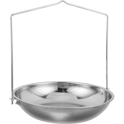 Plateau Accessoire pour Balance à en Acier Inoxydable de Balance Mécanique avec Chaîne Suspendue Adapté aux Entrepôts et Industriels (1/5)