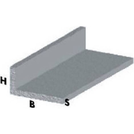 5 x PROFILO CROMO H.100 CM ELLE 15X10X1 MM