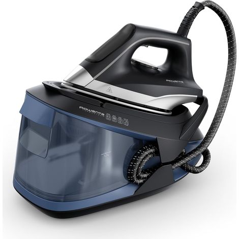 Rowenta Turbosteam Ferro da Stiro con Generatore di Vapore, 2600 Watt, Colpo vapore 350g/min, Vapore Costante 120 g/min, Riscaldamento Rapido, 1,7 L, Sistema Anticalcare, VR8325
