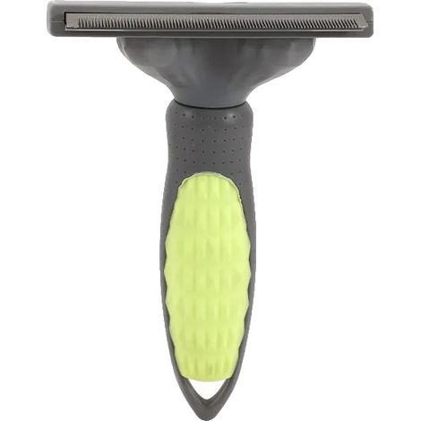 Peine para mascotas, mango ergonómico, elimina eficazmente los nudos, verde, S-160x5.5CM (1/2)