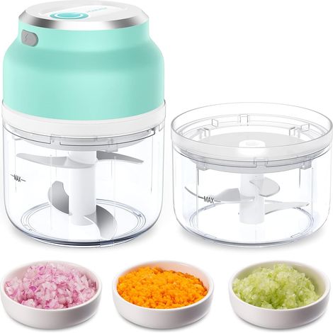 Mini hachoir 230ML, mini robot culinaire rechargeable par USB