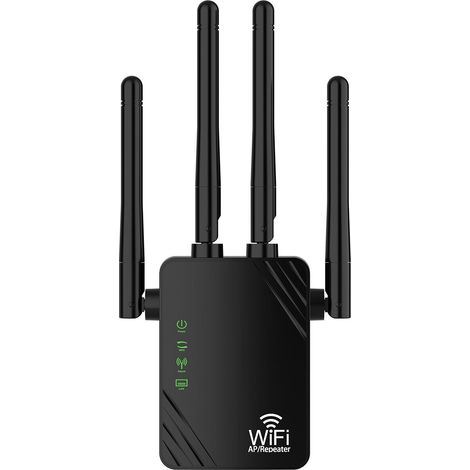 Répéteur Wi-Fi, routeur, amplificateur de signal Wi-Fi, point d'accès, booster 1200 Mbps (1/5)