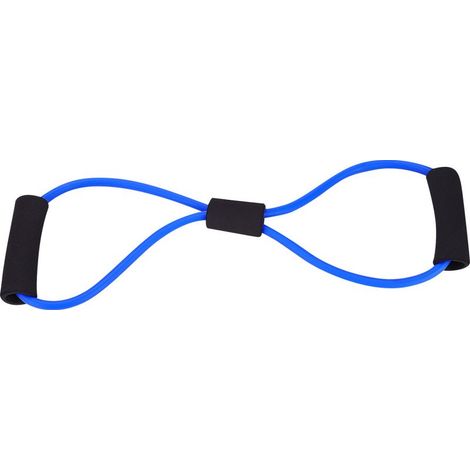 Élastique Fitness Tube Résistance Entraînement Yoga Gym Bleu (1/5)