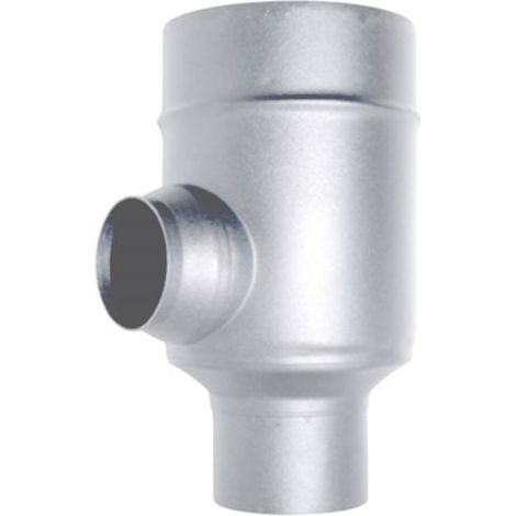 Canna fumaria tubo coassiale INOX elemento sdoppiatore D. 80/130 CE stufa pellet Made in Italy